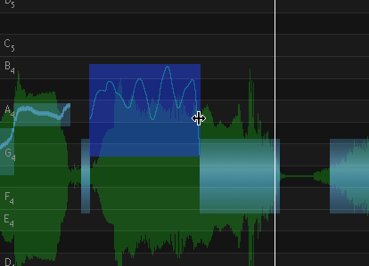 Edge between two blocks moves